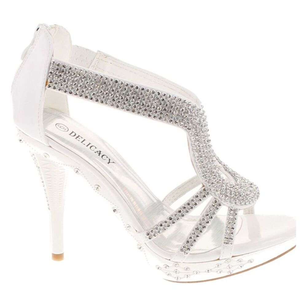 Delicacy Delicacy-06 White Womens pumps-shoes 6 NEW
